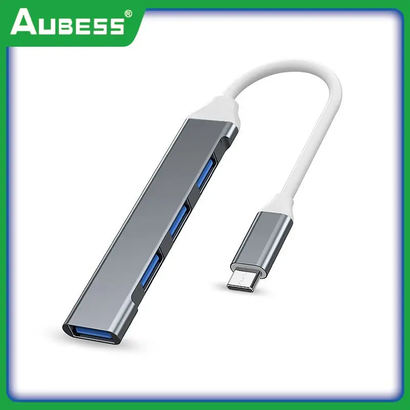 

Ultra Slim Portable Data Hub Usb To Type C Adapter 4 Port Usb 3.0 Hub Docking Station For Macbook Pc C Usb Hub Usb Splitter