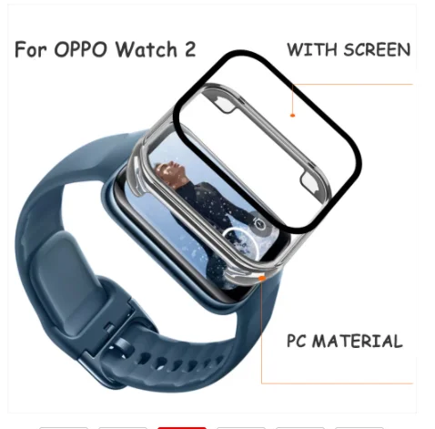 

Protector Case for OPPO Watch 2 PC cover for oppo Smart Watch 42mm 46mm Protective Bezzel Watch Bumper Accessories