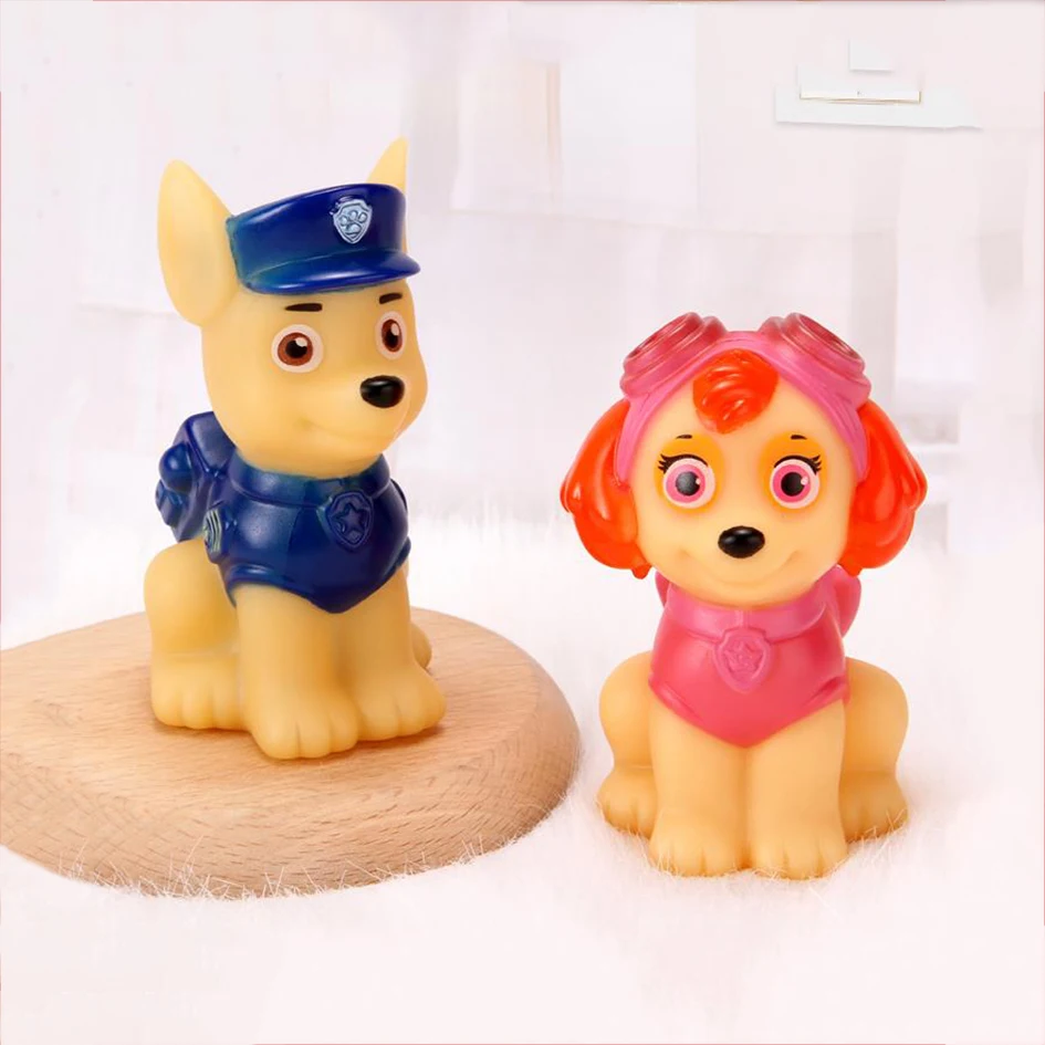 

Paw Patrol Night Light Anime Cartoon Glowing Chase Skye Kawaii Children Toy Bedside Lamp Children's Birthday Christmas Gifts