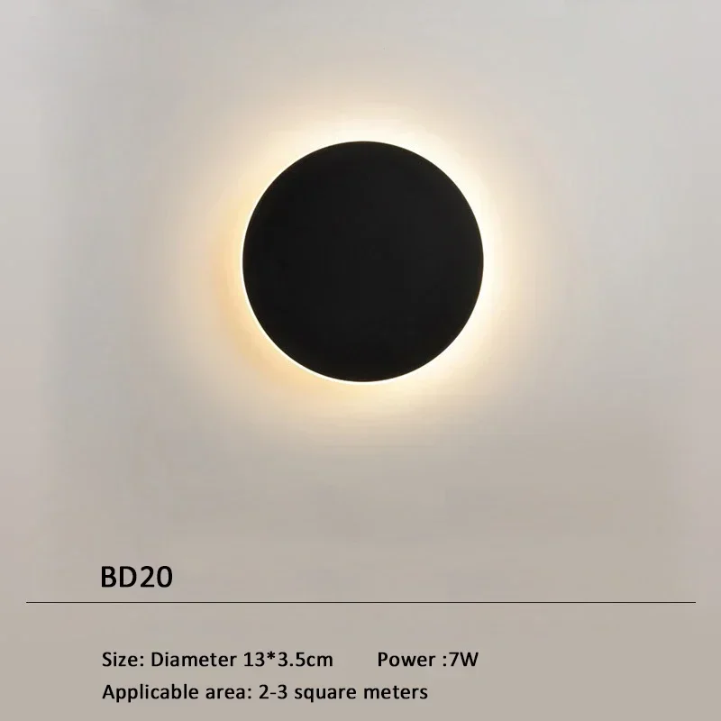 

Круглый светодиодный настенный светильник