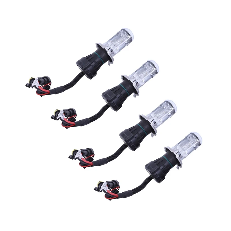 

4X Bulb AUTO HID BI-Xenon Beam HI / LOW Bulb H4 (55W, 6000K)