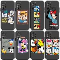 disney mickey mouse cartoon phone case for samsung galaxy s20 s20fe s20 ulitra s21 fe plus ultra liquid silicon coque soft