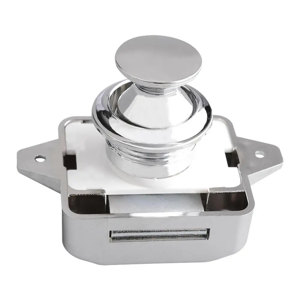 

Замки для шкафа без ключа для автофургона, дверные защелки, замки для ящика, кнопка из цинкового сплава без ключа для автофургонов, кемперов, фургонов, автодом