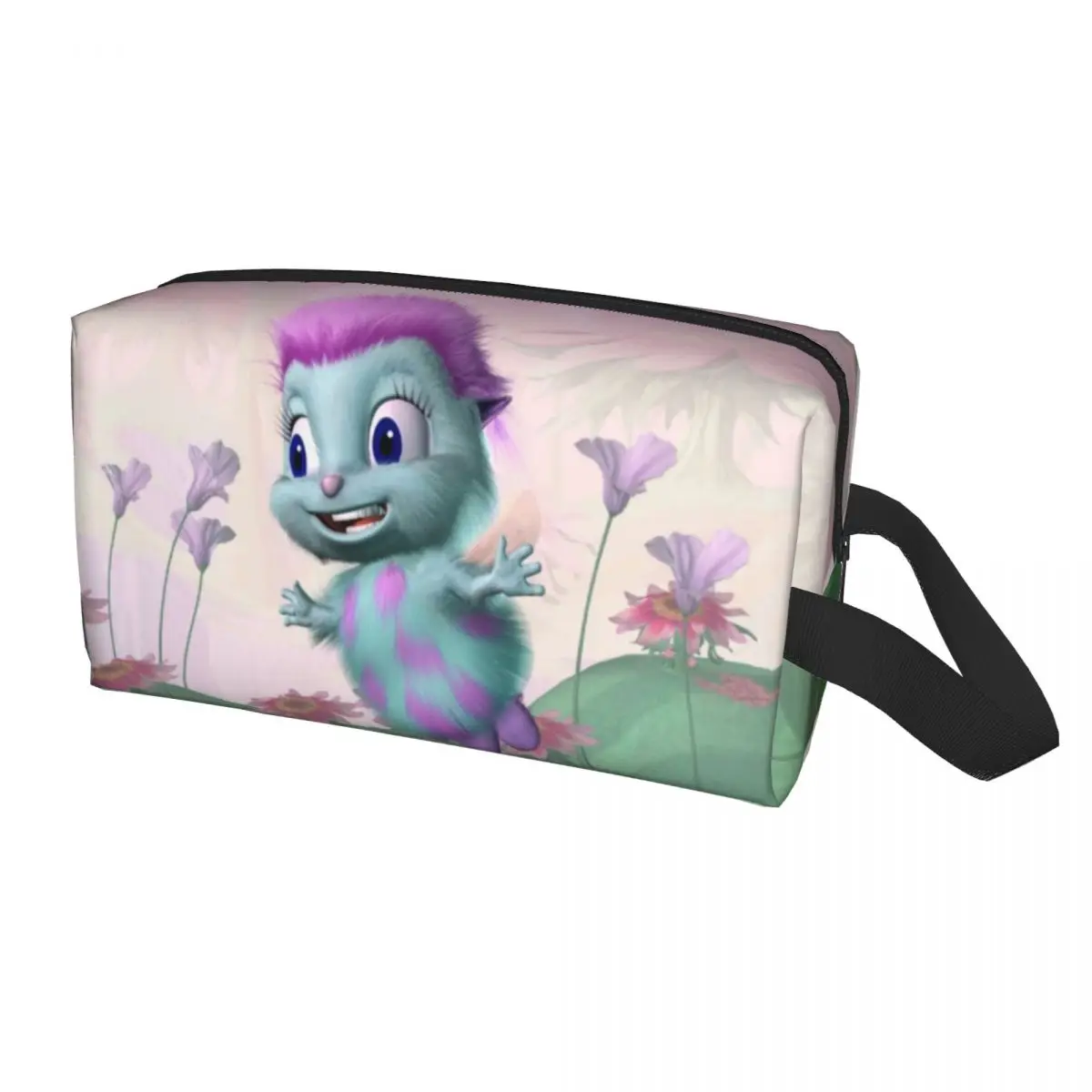 

Travel Cartoon Bibble Meme Toiletry Bag Fashion Funny Cosmetic Makeup Organizer Women Beauty Storage Dopp Kit Box