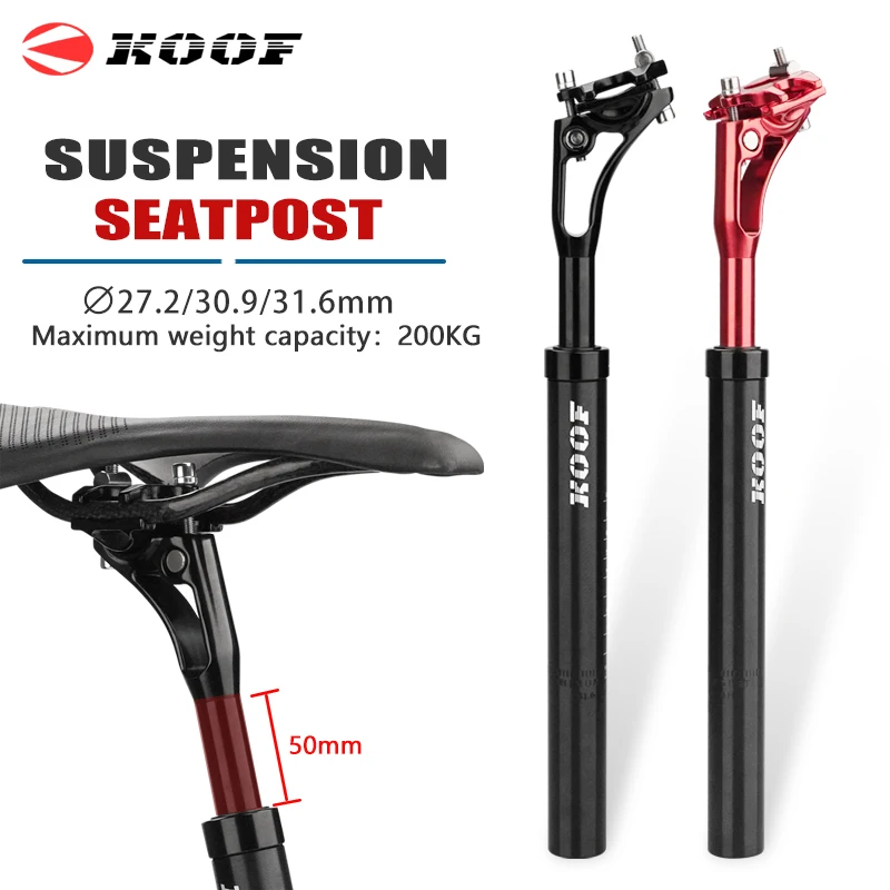 

MTB Suspension Seatpost Tube Bicycle SeatPost 27.2/30.9/31.6mm Ultralight Aluminum Alloy Shock Absorber Damping Bike Seat Tube