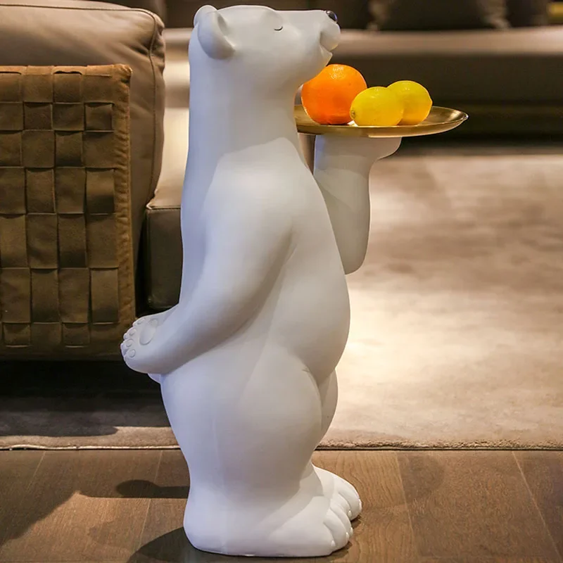 Фигурки для домашнего декора большой полярный медведь украшения приземления