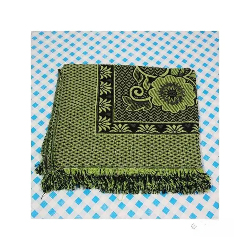 Bed Sheet Spring and Autumn Blanket Old-Fashioned Thread Portable Sofa Towel Air Conditioning Five-Co...