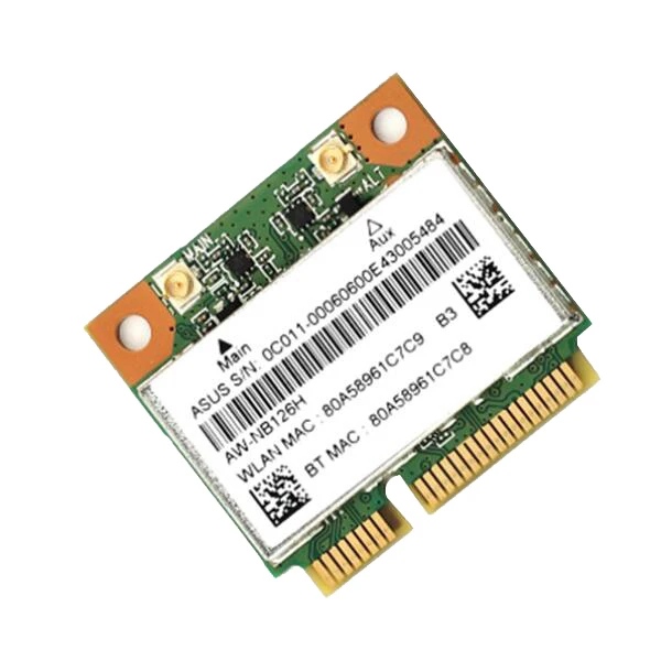 SSEA Новинка для AzureWave AW-NB097H AW-NB100H AR3012 AR5B225 Half Mini PCI-E Wifi BT4.0 Wlan Беспроводная карта