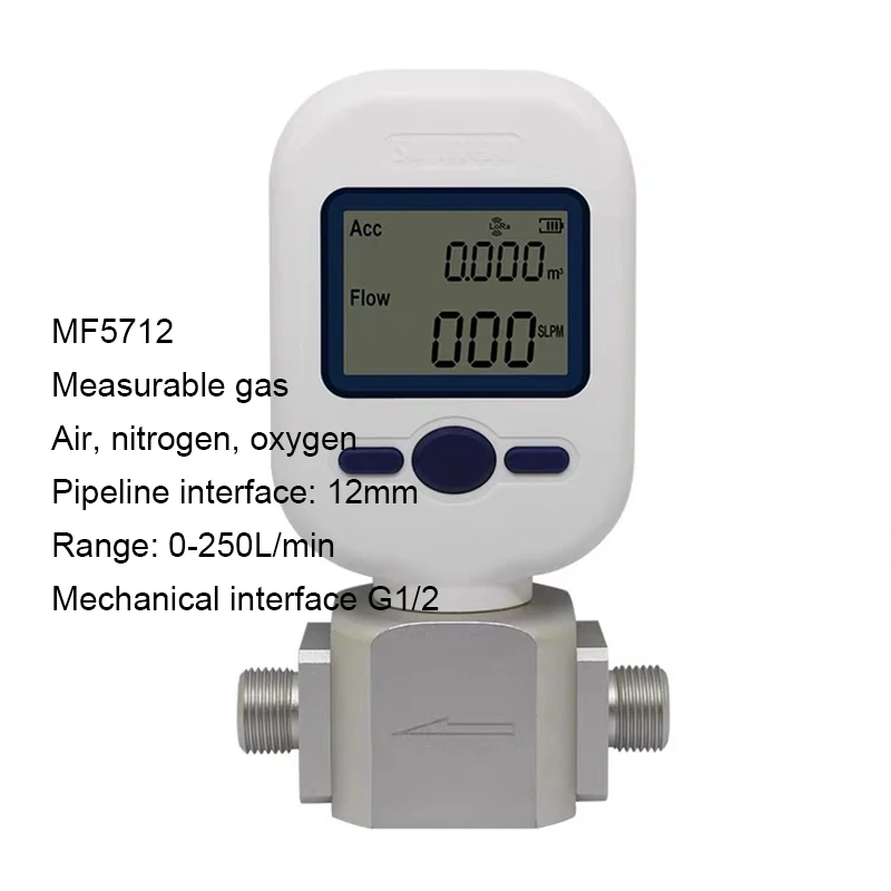 

Digital Gas Mass Flow Meter 0-250L/Min Protable Gas Air Flow Rate Tester CE ATT