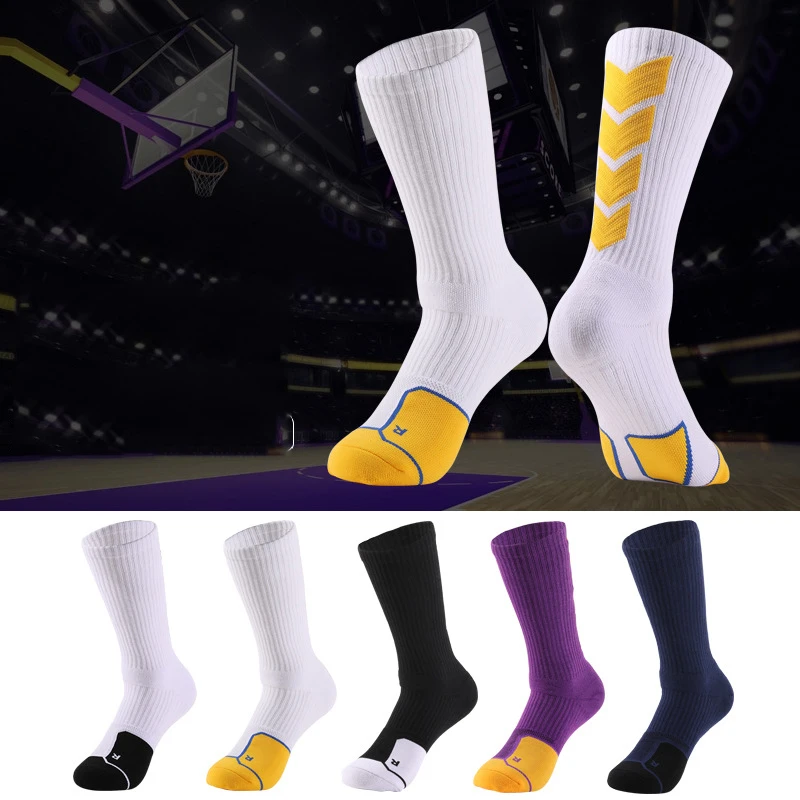 Men Sock Sports Basketball Women Compression Crossborder Supply Running Riding Cycling Knee high Biking Hockey Soccer Breathable