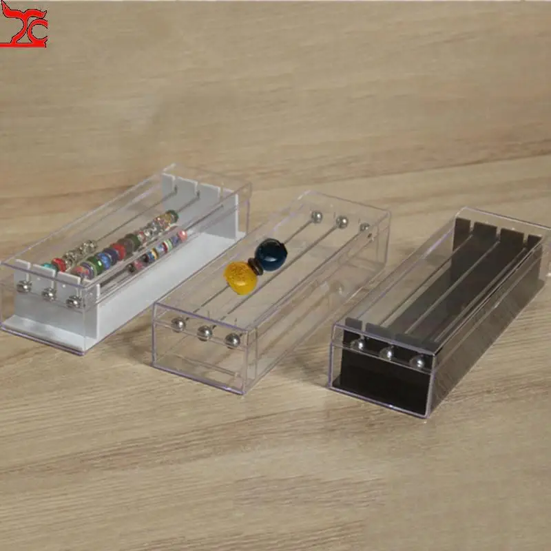 

Small Jewelry Storage Box Jewelry Box Storage Display Box Storage Box Vertical Tray with Lid Jewelry Beaded Suitcase