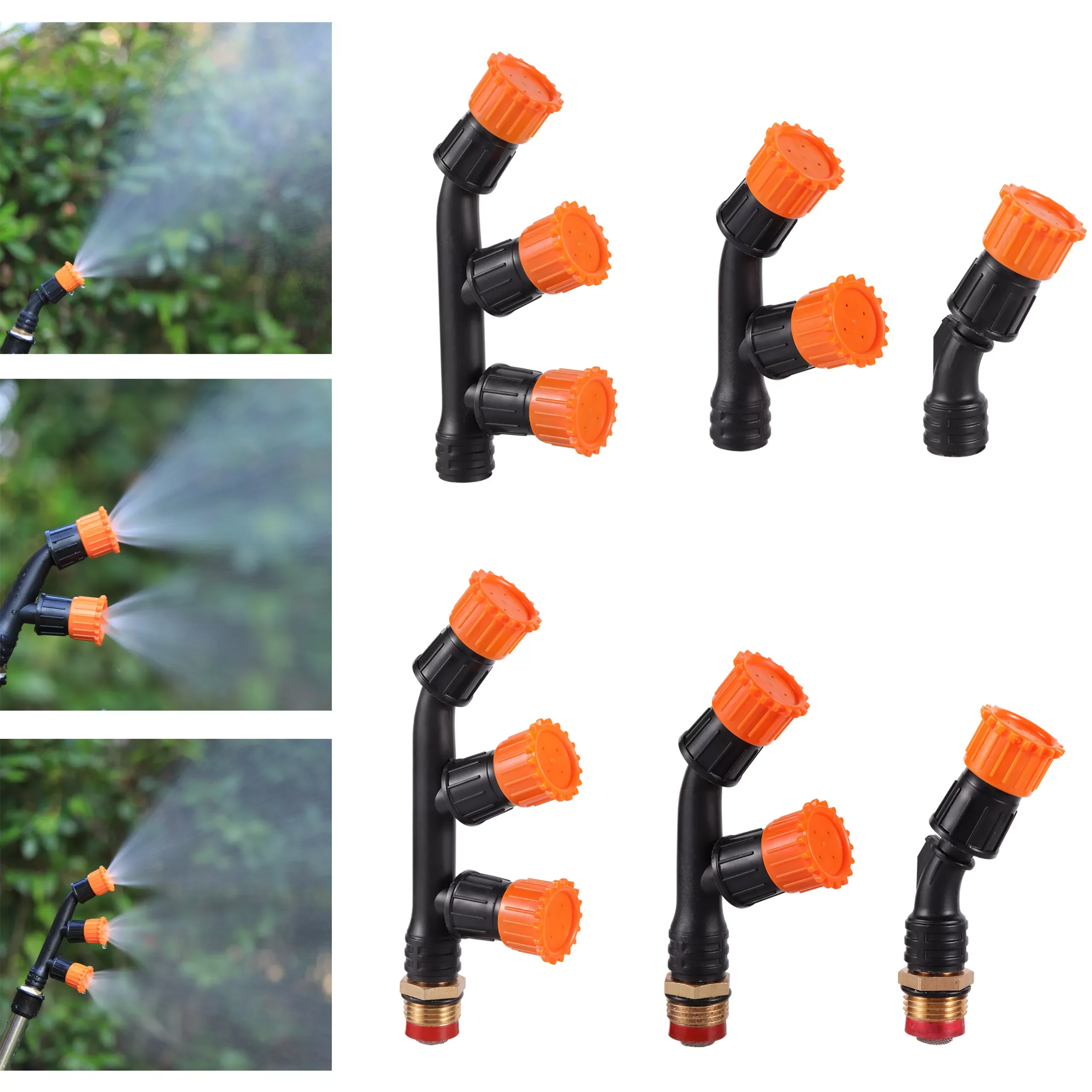 

2022Jmt1/4” 1/2" Thread 1/2/3 Spray Head Pesticide Mist Nozzle Garden Agriculture Greenhouse Orchard Watering Irrigation Micro