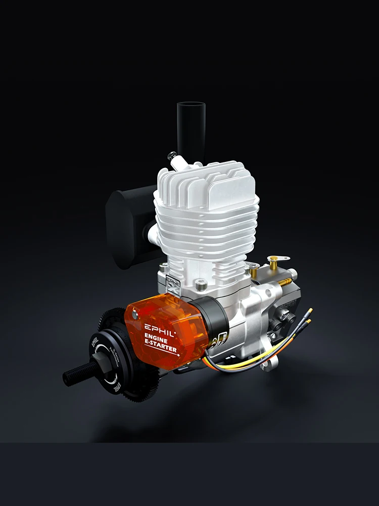 Фото EPHIL Power X-20cc-S Pro Модель самолета Бензиновый двигатель Электрический стартер Одноцилиндровый двухтактный боковой ряд №2