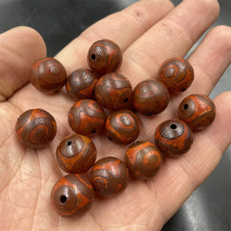 

Тибетские Ретро 14 мм бусины из агата с тремя глазами