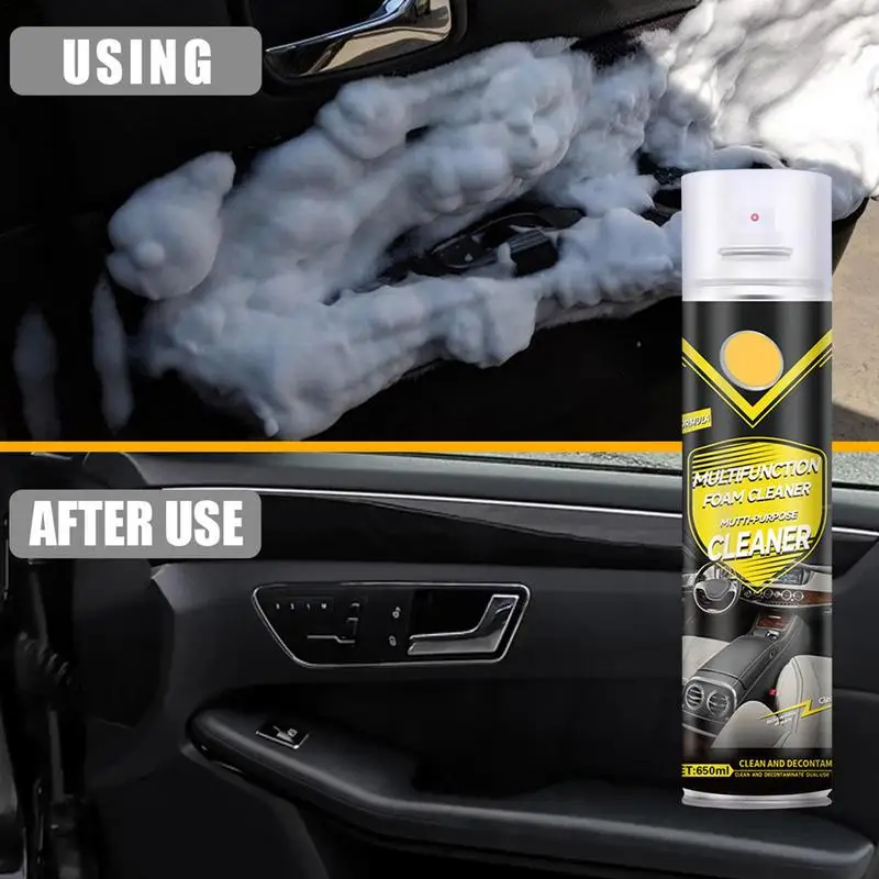 

Car Interior Cleaning Agent Refurbishment Cleaning Spray Strong Decontamination Multi-function Accessories For Cars Seats