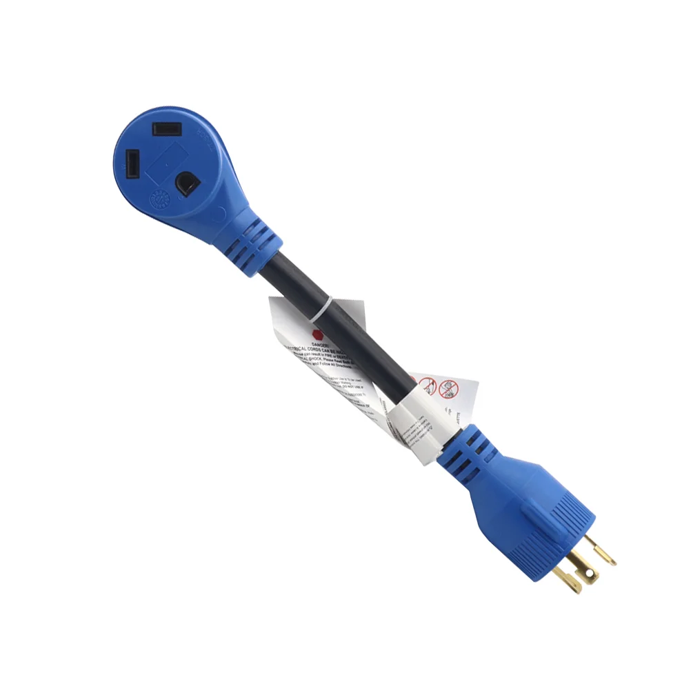 

1pc Durable Practical Generator Adapter Cables RV Cord Adapter RV Adapter Cord