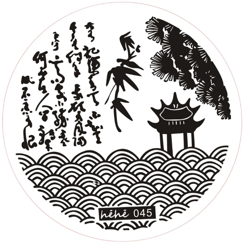 Шаблон для стемпинга ногтей из нержавеющей стали