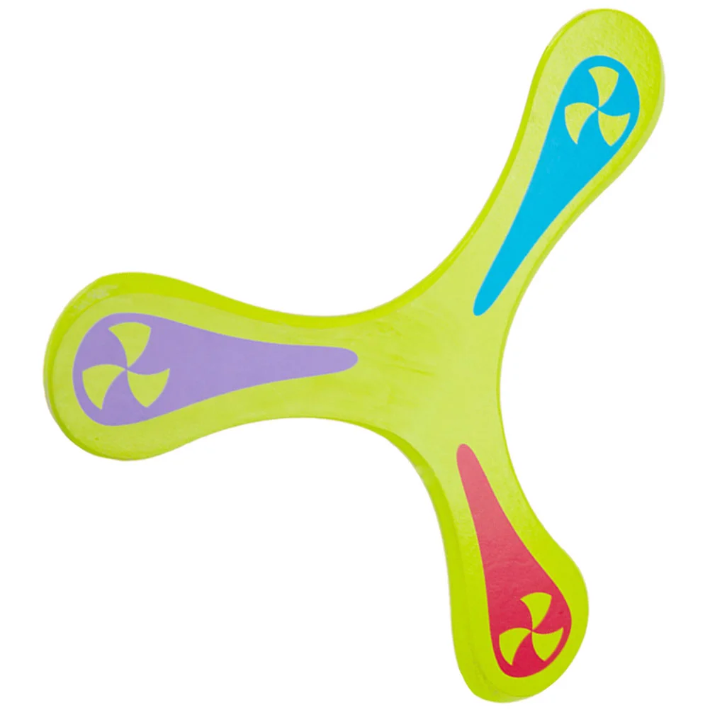 

Boomerang Flying Catch Kids Throwreturninggame Outdoor Woodenjoyfulexercise Tosschildren Recreation Funsaucer Eva