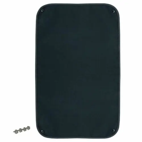 

Black 16x25in RV Door Shade Sun Blackout Camper Privacy Entrance UV Protection Sunshield Reflective Cover Accessories