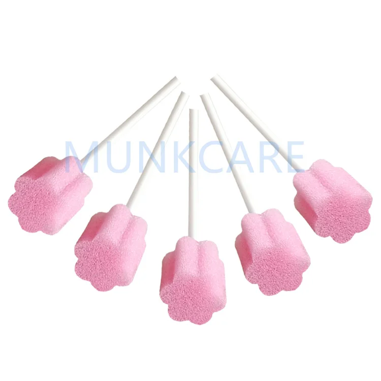 

150pcs Munkcare Disposable Oral Swabs products Untreated and Unflavored