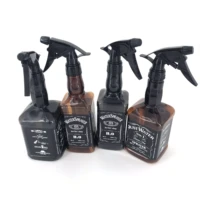 500ml650ml hairdressing spray bottle salon barber hair tools water sprayer retro whiskey oil head watering can