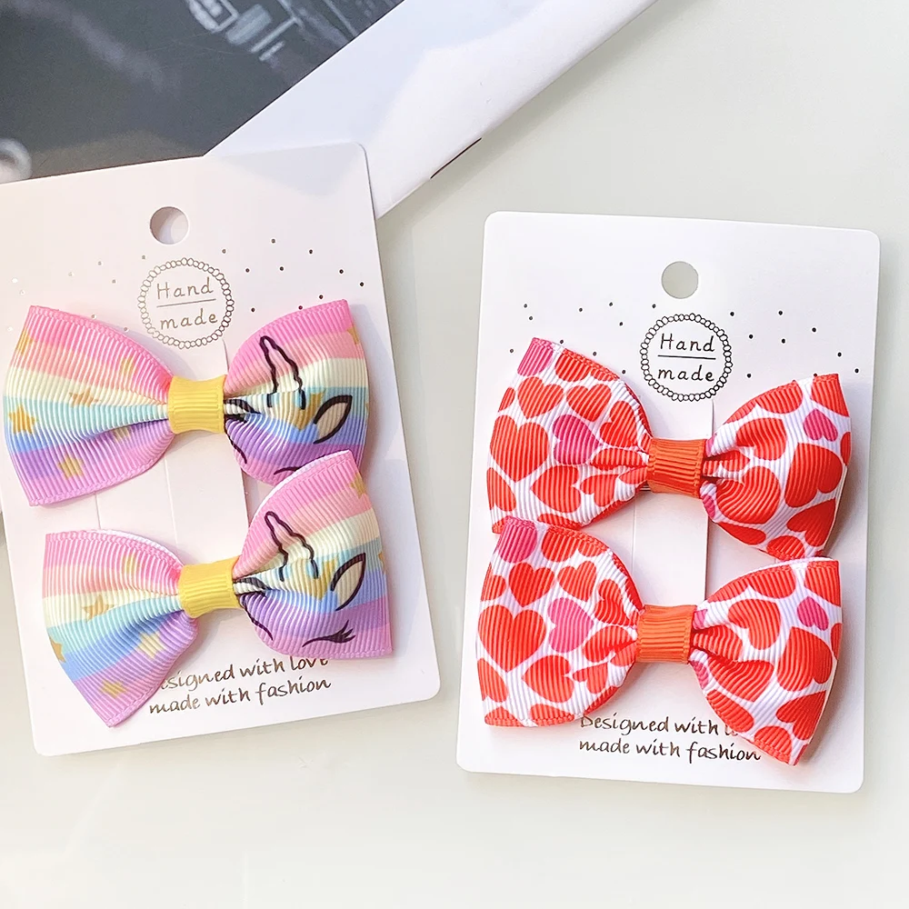 Модные однотонные хлопковые головные уборы с бантом для девочек 4 шт./компл. новые