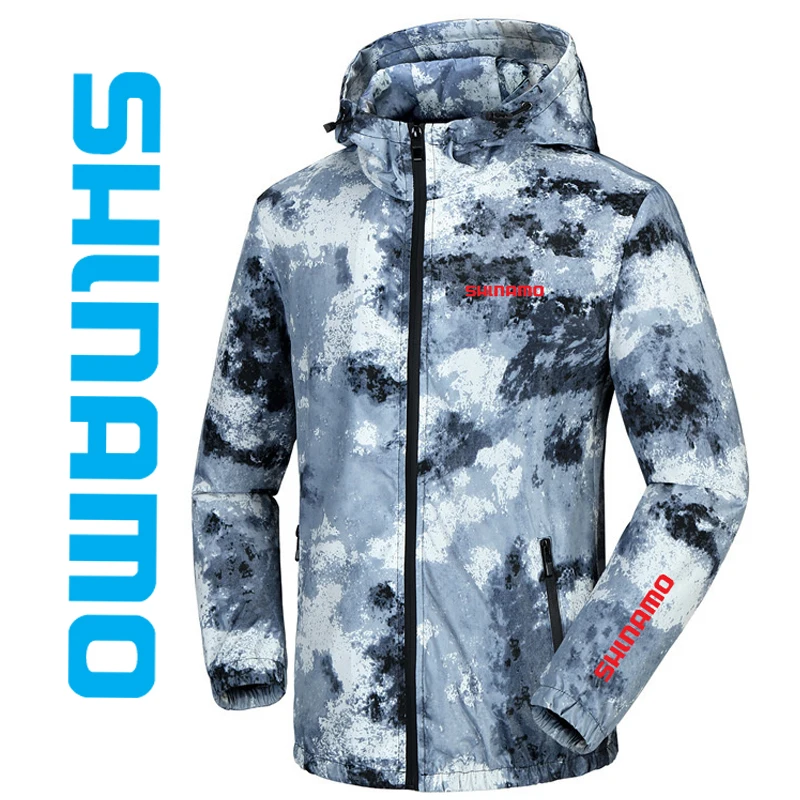 

2023 Fisherman Fishing Clothing Spring Men's Coat Coat Men's Waterproof Hooded Windproof Jacket Field Mountaineering Rash Jacket
