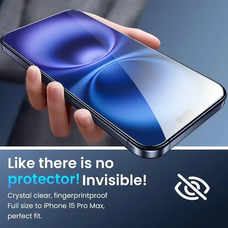 Фото Защитная пленка из закаленного стекла 30D для iPhone 17 Air, 14, 13, 11, 15, 16 Pro Max, 12 Mini, 16e, XS, XR, X, 8, 7 Plus, 16 Pro №2