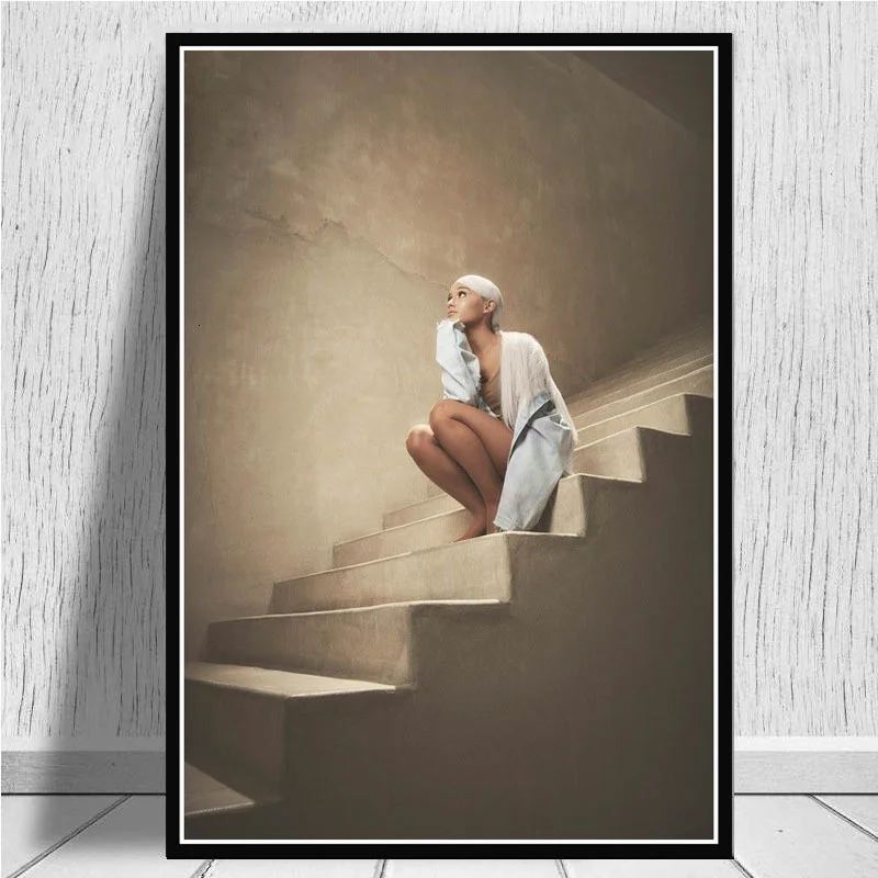 

Sweetener Ariana Grande Girl Pop Star poster and print Canvas Painting Art wall pictures wall decorations living room Plakat