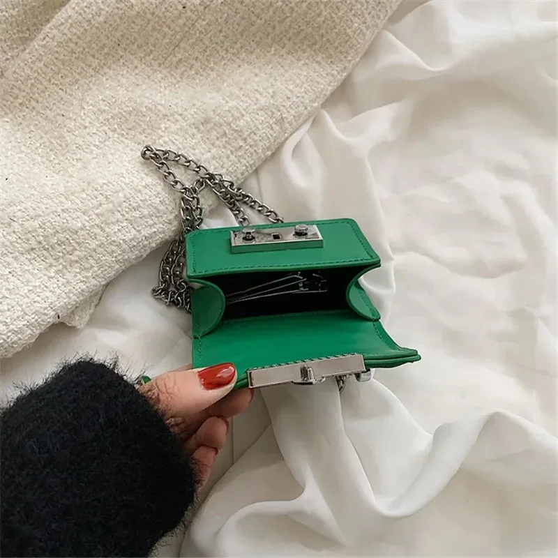 Маленькая милая Женская квадратная сумка через плечо с губной помадой кошельки