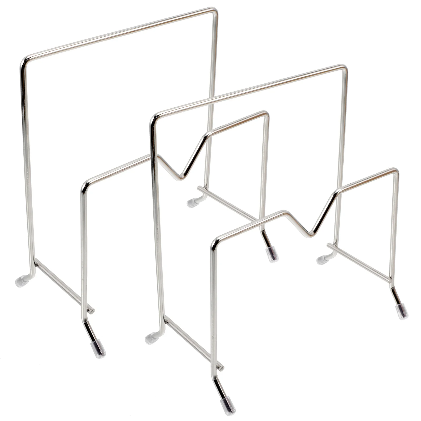 

2 Pcs Lid Holder Pots Lid Rest Cooking Lid Holder 18x16cm Pot Cover Rack Dish Drainer Rack Kitchen Dish Rack Pot Lid Storage