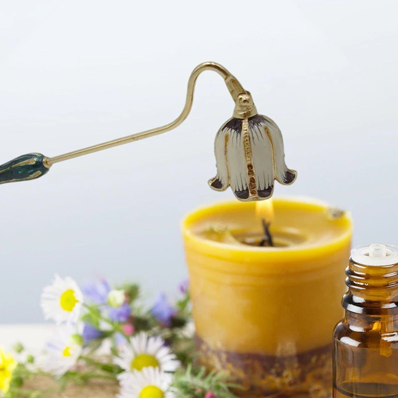 Элегантный Металлический Фитиль Для Свечей С Длинной Ручкой Увлажняющий