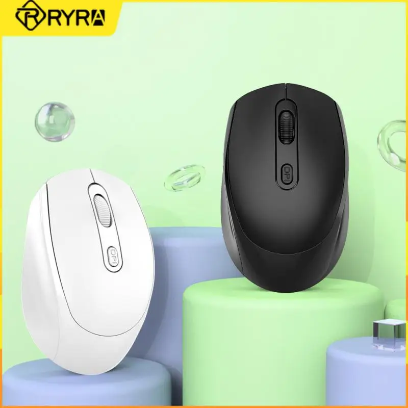 

RYRA M107 Rechargeable 2.4G Wireless Mouse 4 Buttons 1600 DPI Mute Laptop Desktop Computer Office Gaming Mouse with USB Receiver