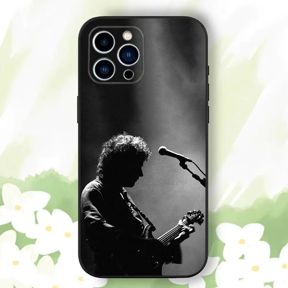 Singer G-Gustavo Ceratis Phone Case For iPhone 16 15 14 13 12 11 Plus Pro Max XS X XR SE Mini 8 7，Soft Silicone Black Cover