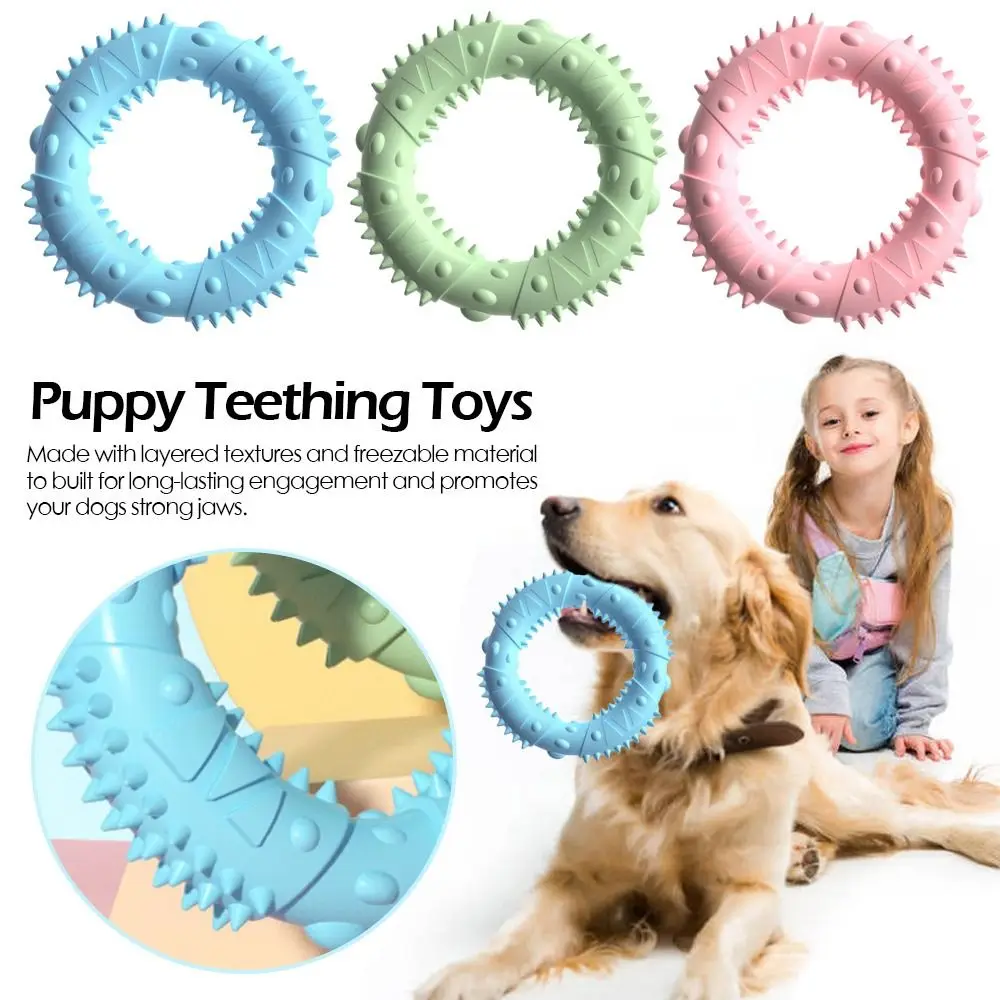 

Прочные охлаждающие игрушки, чистящие зубы собак, товары для домашних животных, жевательное кольцо, игрушки для прорезывания зубов у щенков, жевательные игрушки для собак