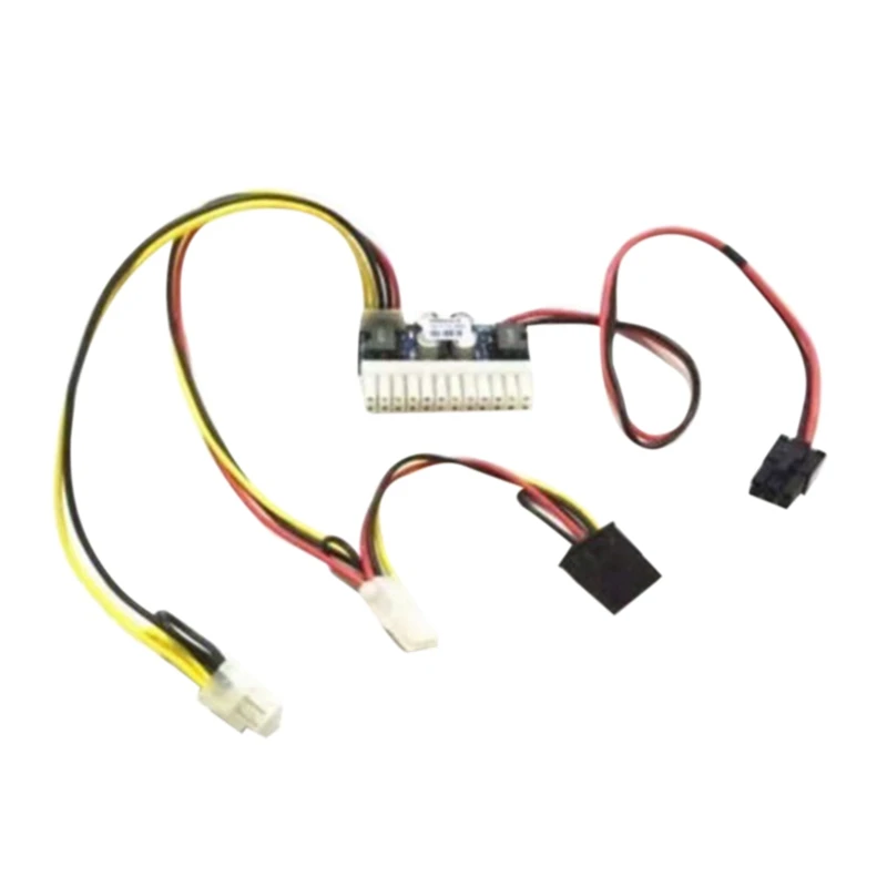 

PCI-E 6-контактный вход Φ 24Pin модуль питания переключатель Pico PSU Car Auto Mini ITX высокоинтенсивный модуль питания
