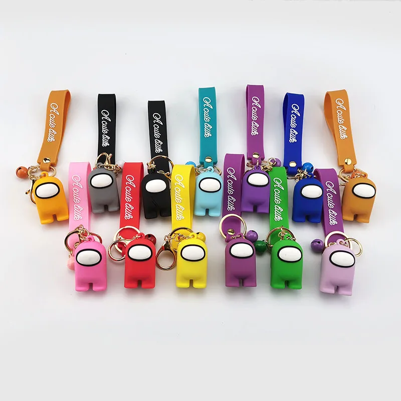 Новые популярные игры среди нас брелок красочный подарок брелки для