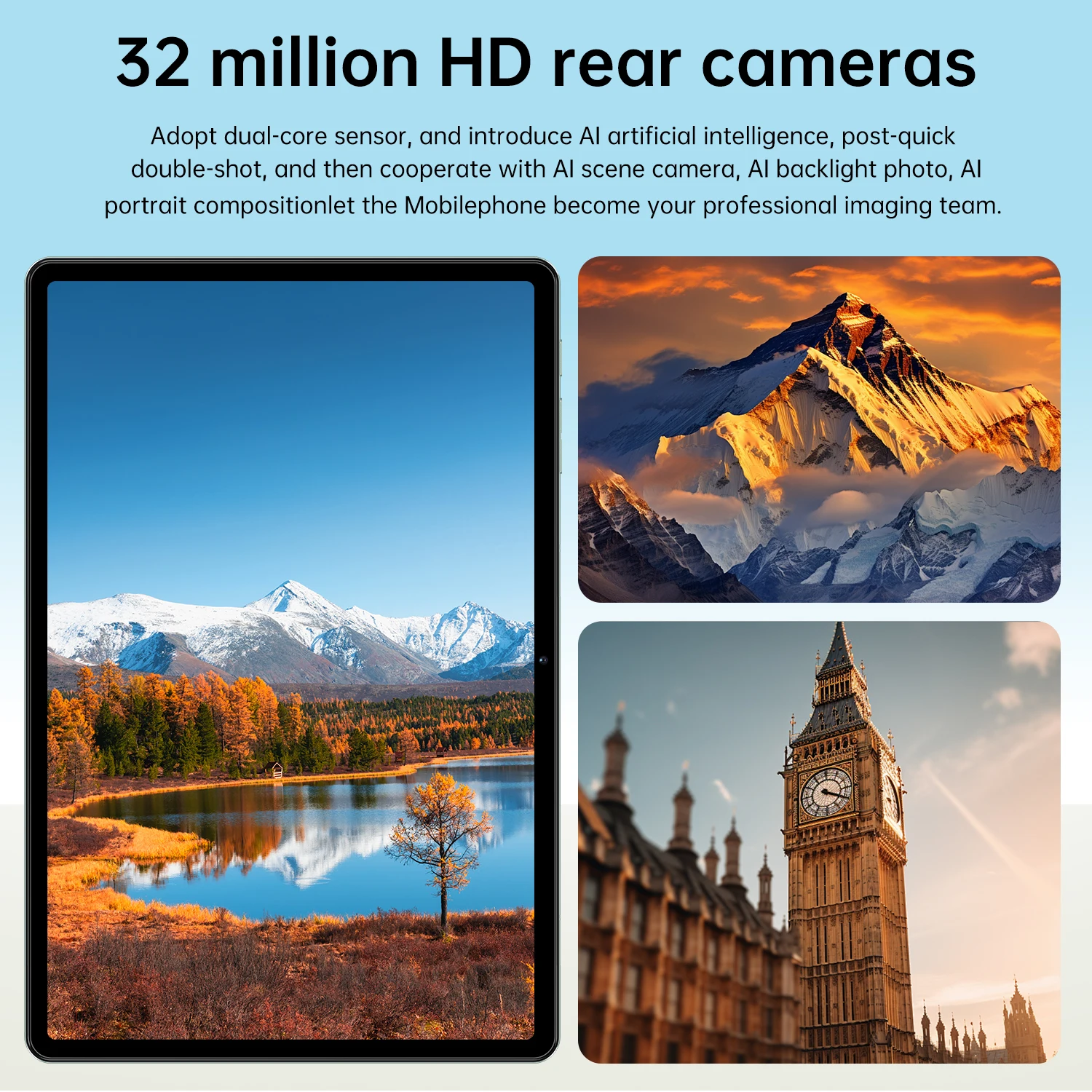 Фото Новый планшет 2026 Original Global Version Pad 7S Pro 10.1 дюйма HD 4K Android 15 16 ГБ+1 ТБ 10000 мАч 5G Dual SIM WiFi GPS. Хит продаж! №4