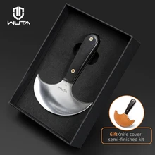 WUTA Professional Leather Knife Ultra Sharp Round Head Craft Skiving Cutting Tools DIY Handmade Senior Leather Tools