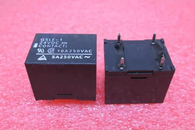 HOT NEW G5LE-1-24VDC 24VDC G5LE1 G5LE 24VDC DC24V 5A 24V relay DIP5 10 шт./лот