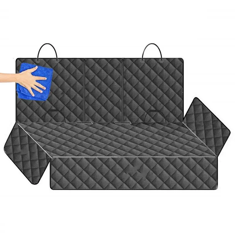 

Pet Seat Cover Auto Seat Pad For Dogs Waterproof And Nonslip Rear Bench Cushion For Automotives Trucks And SUVs