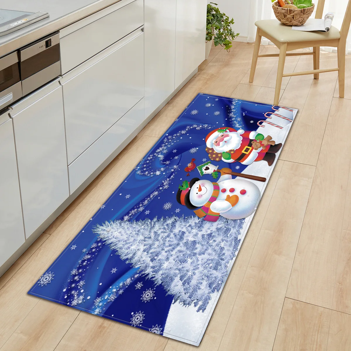 

3D Cartoon Printed Floor Mat for Kitchen Bathroom Water Absorbent Anti Slip Welcome Rugs Long Living Room Bedroom Footmat
