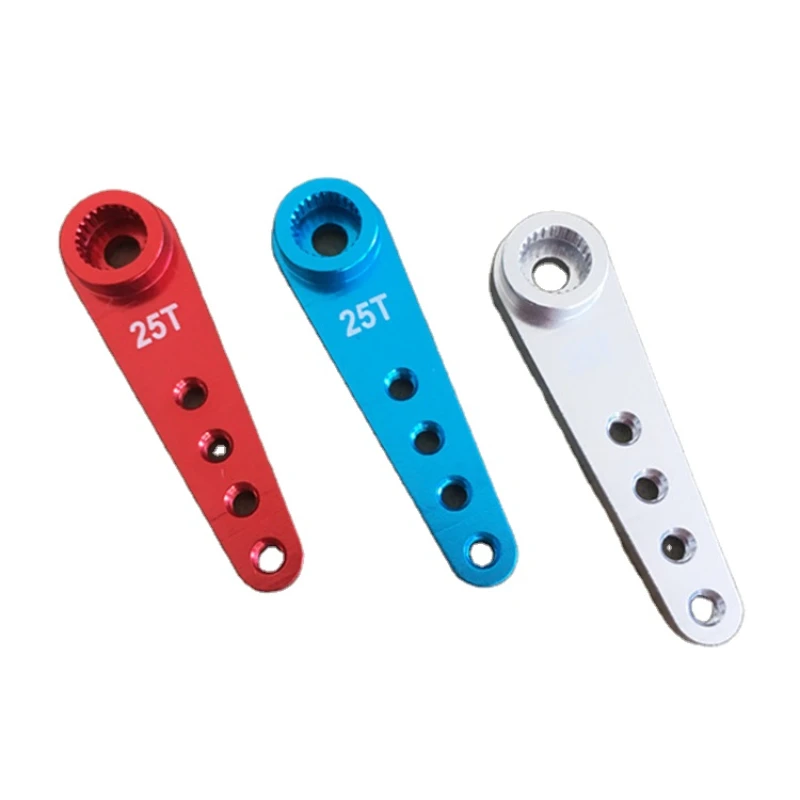 

Parts & Accessories Aluminum Alloy RC Car Steering Servo Horn Arm 25T Teeth Long for 1/10 1/8 1/5 Scale Remote Control Off Road