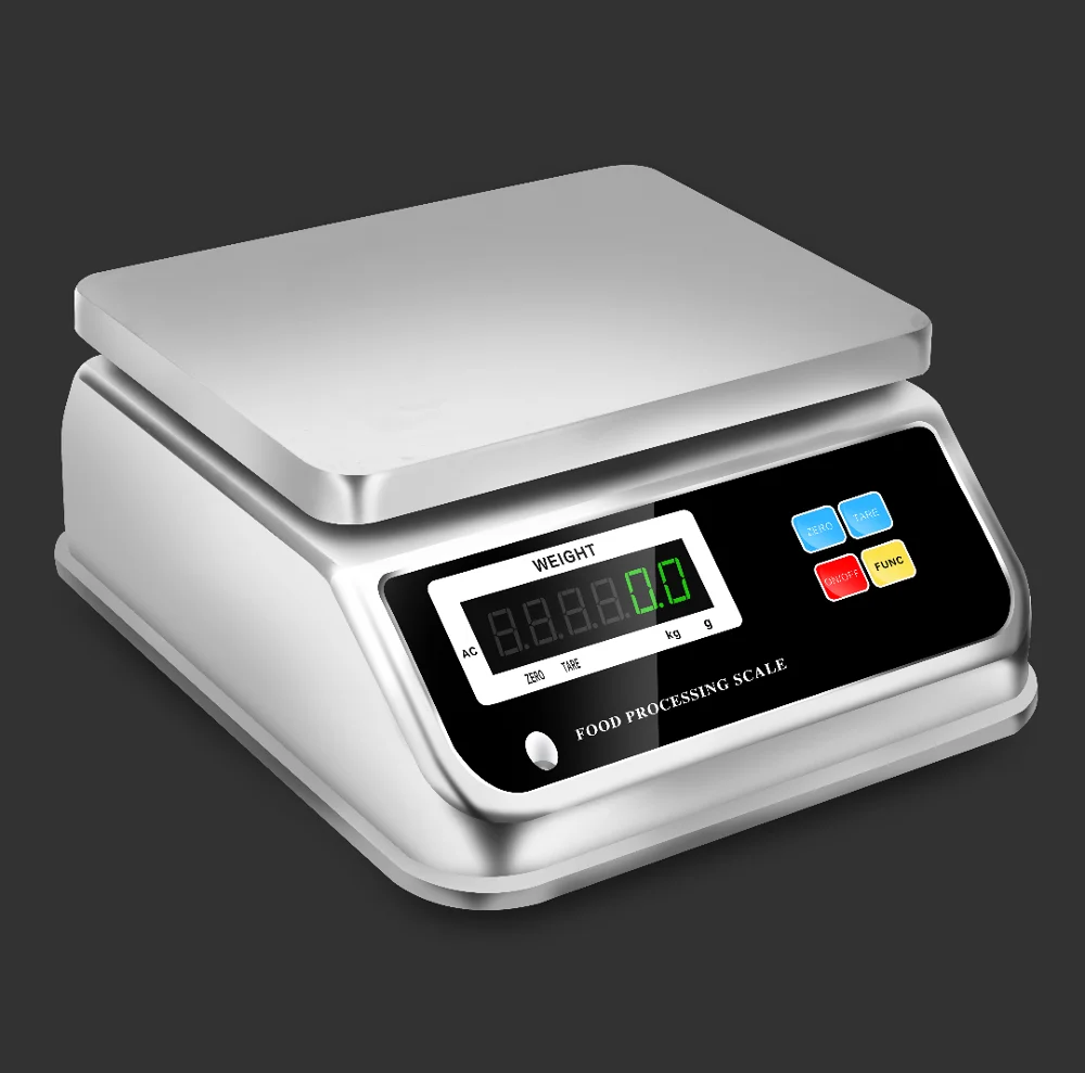 

IP68 3kg 6kg 10kg 15kg digital electronic weighing scale waterproof kitchen food processing scale