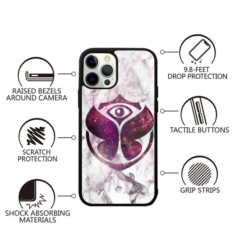 Tomorrowland Phone Case Strong Magnetic For IPhone 16 15 14 13 Pro Max Plus 11 12 Mini Magsafe Wireless Charging