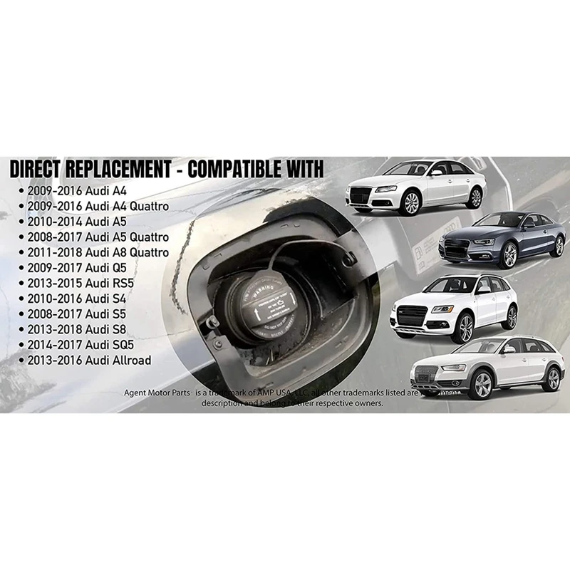 

Gas Cap Fuel Cap With Retainingstrap Replace 8K0201550N 4G0201550 For - A4 A5 A8 Quattro Q5 RS5 S4 S5 S8 SQ5 Allroad