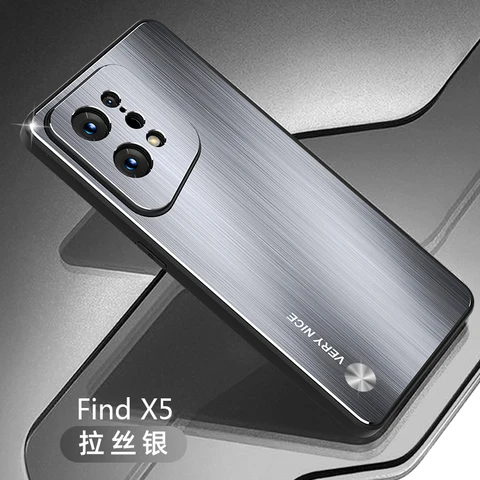 Роскошный Матовый металлический чехол для OPPO find X5 find X5 Pro, металлический защитный чехол для камеры OPPO find X5Pro