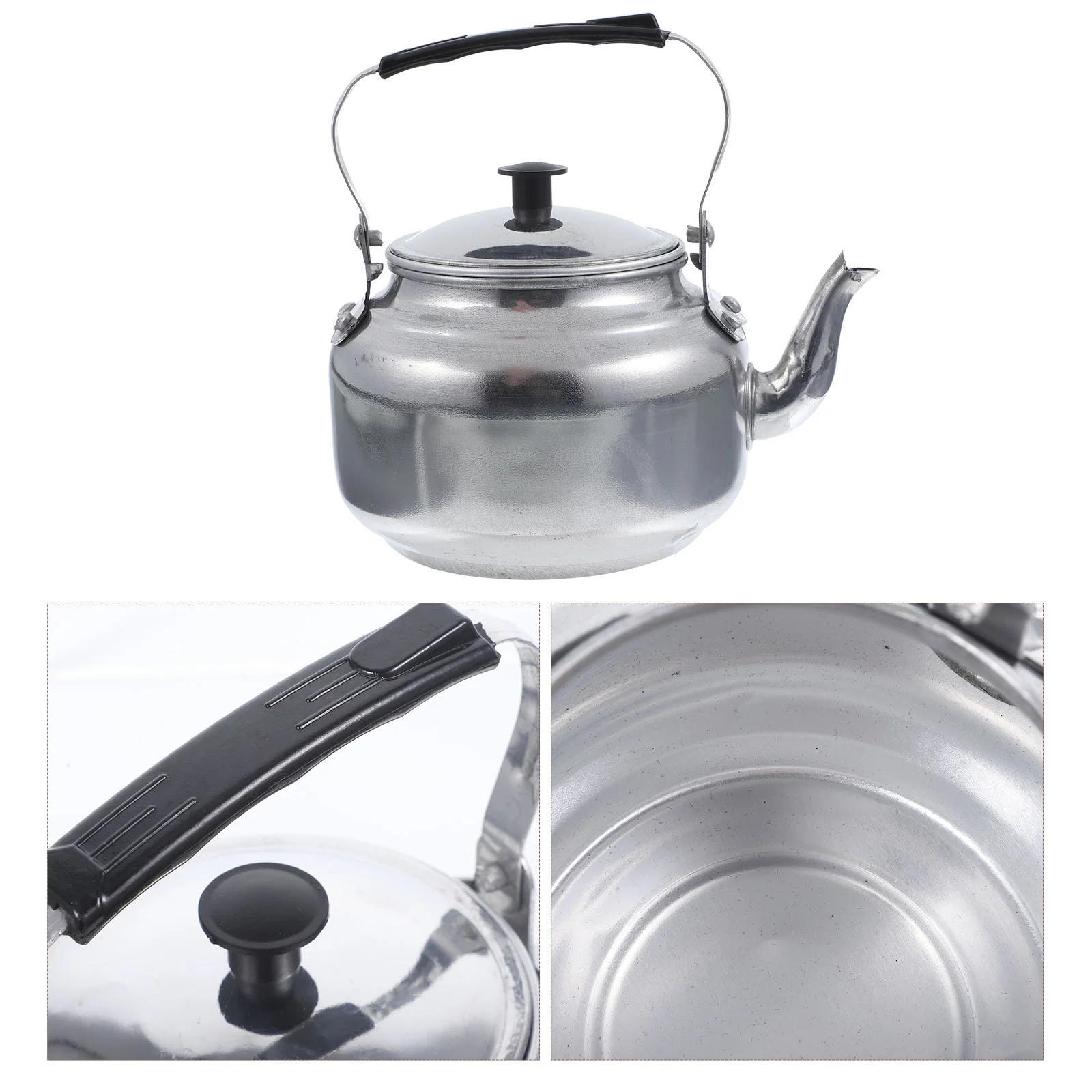 

Metal Teapot Home Supplies Aluminum Alloy Coffee Kettle Wear-resistant Water Convenient Stovetop Stainless Steel Container