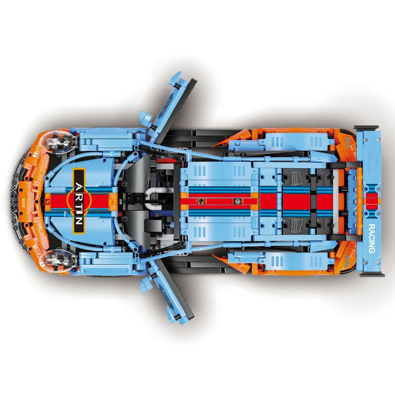 MOC RSR Классический Супер Спортивный Автомобиль