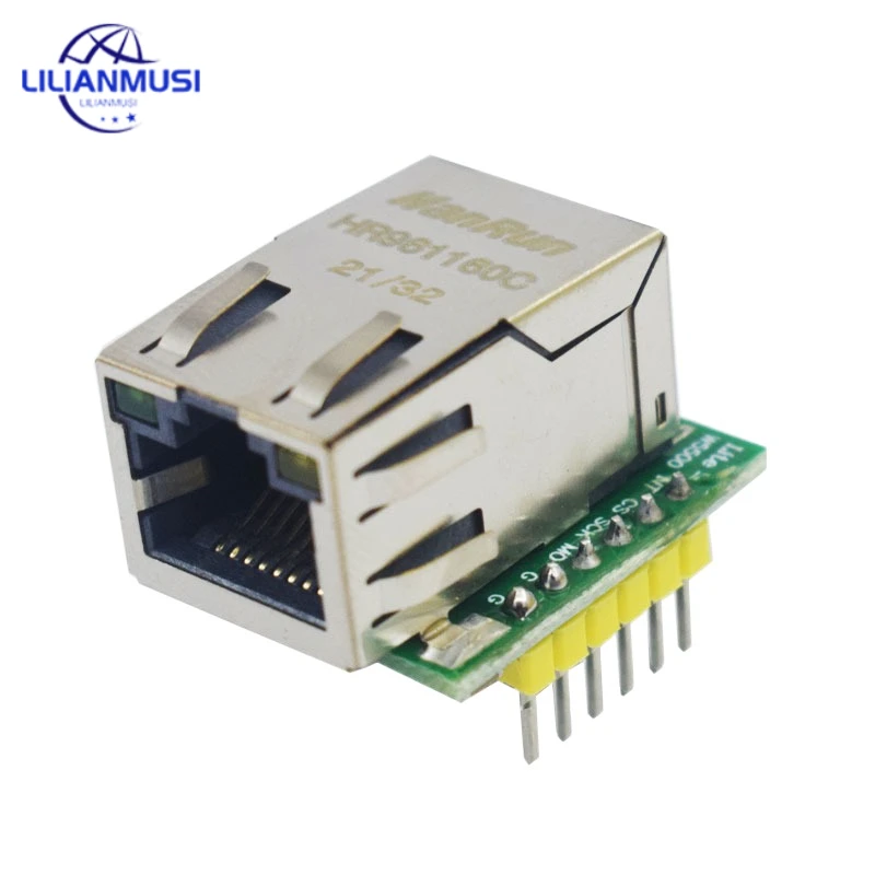 Фонарь W5500 SPI-LAN Ethernet, Модуль платы преобразователя TCP IP 51 STM32, микроконтроллер WIZ820io RC5 для Arduino